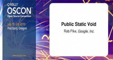 Rob Pike - Public Static Void
